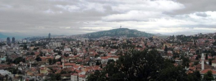 View of Sarajevo, capital of Bosnia and Herzegovina