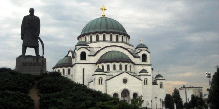 Cathedral of St. Sava in Belgrade, Serbia, the largest Orthodox cathedral on the Balkans